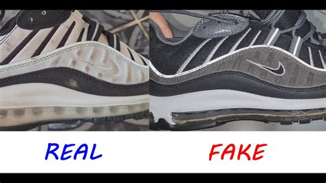 real vs fake nike air max 98|are nike air max real.